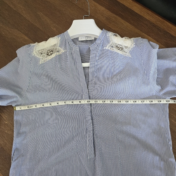 Sandro Paris striped knee-length dress size 2 - Picture 11 of 11